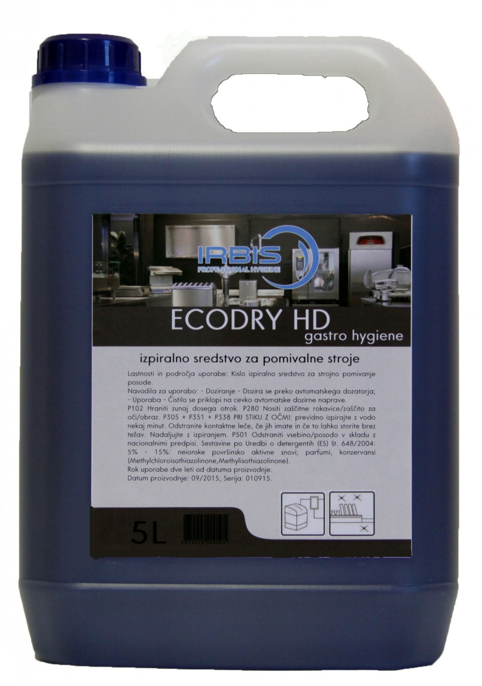 ECODRY HD 5L koncentrat, sredstvo za mašinsko ispiranje suđa Image
