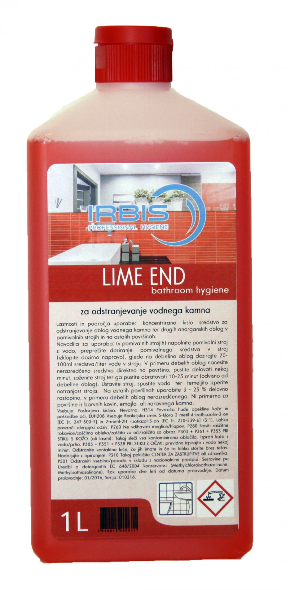 LIME END 1 L koncentrat za odstr.vodenog kamenca Image