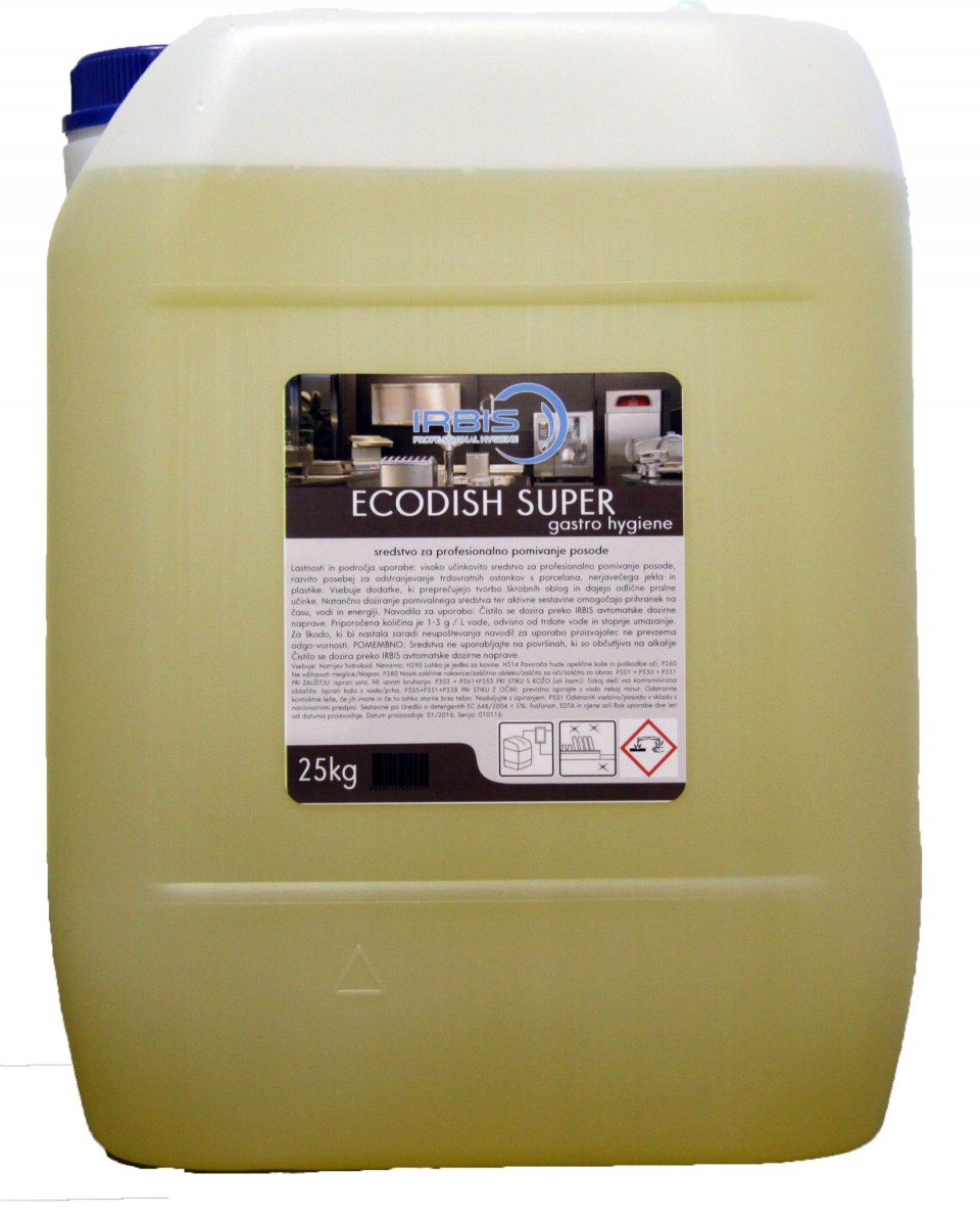MBS ECODISH SUPER 25KG koncentrat, sredstvo za mašinsko pranje suđa Image