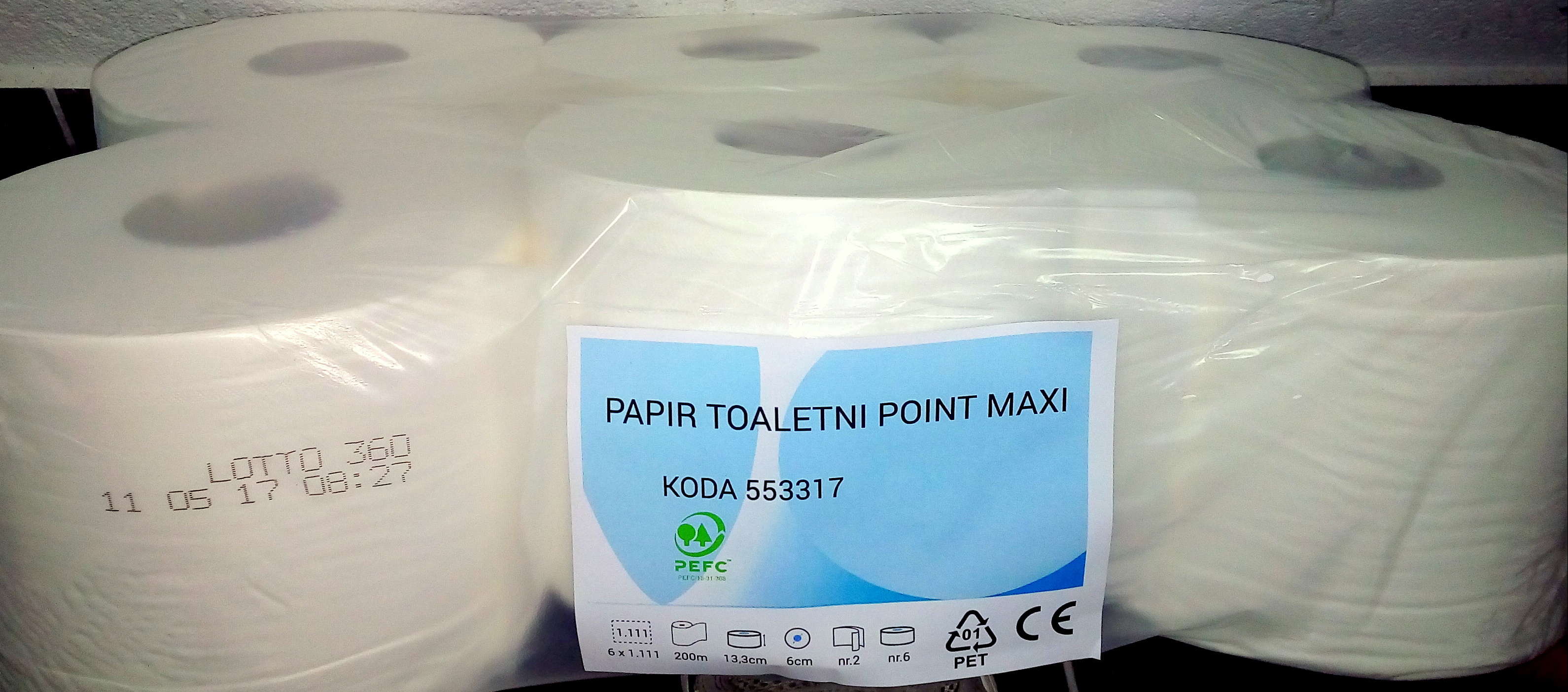 Toalet papir MBS Premium 2-sloja 6/1 - 553317 Image