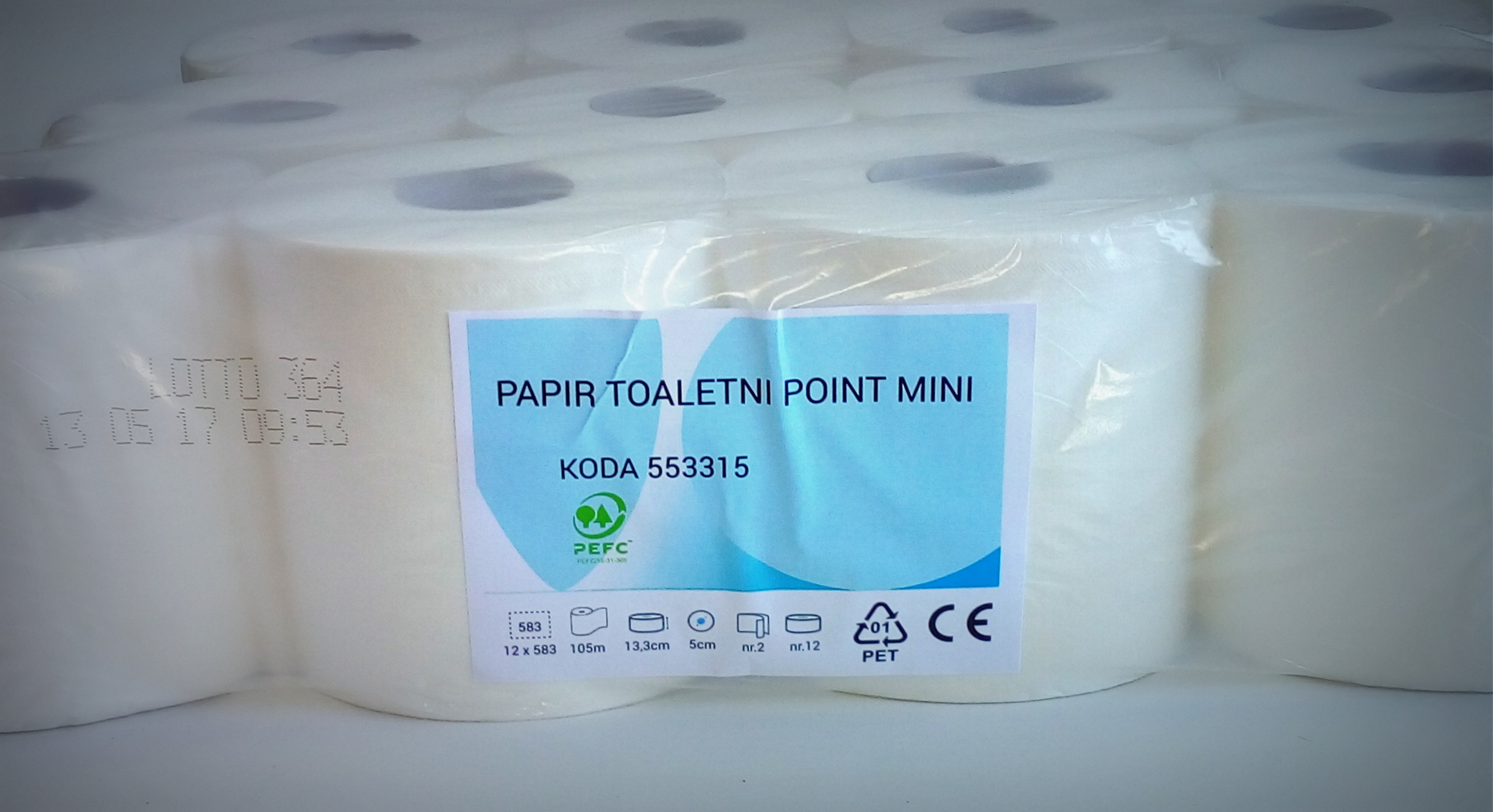 Toalet papir MBS Premium mini 2-sloja 12/1 - 553315 Image